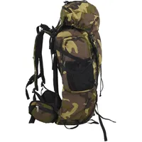 VidaXL Wanderrucksack Grün Tarnfarben 100 L Oxford-Gewebe