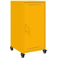 VidaXL Sideboard Senfgelb 36x39x72 cm Stahl
