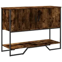 VidaXL Konsolentisch Räuchereiche 100x35x74,5 cm Holzwerkstoff