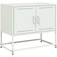 VidaXL TV-Schrank Weiß 68,5x39x60,5 cm Stahl