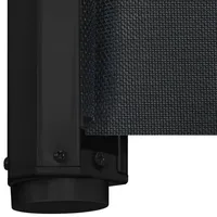 VidaXL Haustier-Barriere Ausziehbar Schwarz 117,5x125 cm