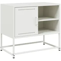VidaXL TV-Schrank Weiß 68x39x60,5 cm Stahl