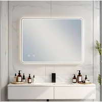 Gimbelen Badspiegel mit Beleuchtung 50x70cm, 3 Lichtfarben Dimmbar LED
