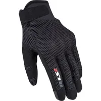 LS2 Ray Damen Mesh Motorrad Handschuhe, schwarz, Größe M