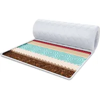 Fdm Topper 5x140x200 cm Matratzenauflage mit HR-Schaum Matratzenschoner Kokosfaser