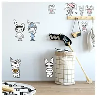 Sunnywall Wandsticker Wandtattoo Wandbild Baby Aufkleber Kinderzimmer Baby Wandaufkleber