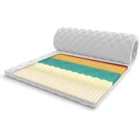 Fdm Topper 160x200 cm Matratzenauflage mit HR-Schaum Höhe 6
