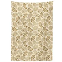 ABAKUHAUS Beige Tischdecke, Paisley Oriental orientalisch, Pflegeleicht Waschbar Schmutzabweisend