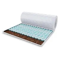Fdm Topper 180x200 cm Matratzenauflage mit RavineBlue-Schaum Matratzenschoner Kokosfaser