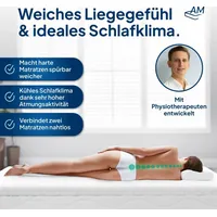 AM Qualitätsmatratzen | Premium Topper 100x220 cm | 6