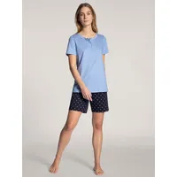 CALIDA Shorty »Night Lovers«, (2 tlg.), Interlock-Qualität, Pure Cotton,