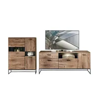 Uno Zurbrüggen Wandkombination MANHATTAN ¦ holzfarben ¦ Maße (cm):