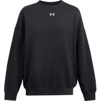 Under Armour Rival Fleece Oversized Sweatshirt Damen 001 black/white