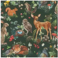 Rasch Textil Rasch Kids World Braun Grün