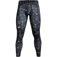 Under Armour HeatGear Printed Trainingstights Herren 001 black/white S