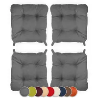 Sunnypillow Sitzkissen 40 x 35 x 8 cm grau