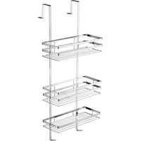 Tectake tectake® Duschablage, aus rostfreiem Edelstahl, mit 3 Ablagen,