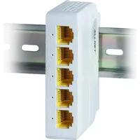 Allnet Switch unmanaged 5 Port Mini für Hutschiene, 1x