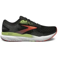 Brooks Ghost 16 GTX Herren Black/Mandarin Red/Green 44,5