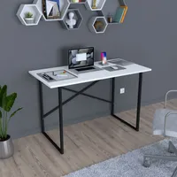 [en.casa] Schreibtisch Tjeldsund 120x60x75cm Weiß