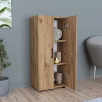 [en.casa] Beistellschrank Åsnes 108x49x32cm Eiche