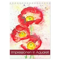 Calvendo Verlag GmbH Impressionen in Aquarell (Tischkalender 2025 DIN