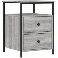VidaXL Nachttisch Grau Sonoma-Eiche 44x45x60 cm Holzwerkstoff