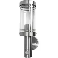 Grafner Edelstahl Wandlampe Bewegungsmelder, Wandleuchte Hofleuchte E27 Fassung, ideal