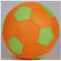 Buri 10x Meshball Spielball aufblasbar 22cm Softball Fußball Kinderball