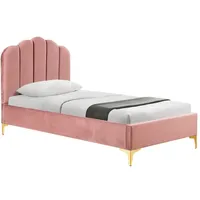 Hti-Living Polsterbett 90 x 200 cm Yoris Pink