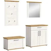 VCM Garderobe Verona 4-tlg. ca. 183x194 cm Lärche/Eiche