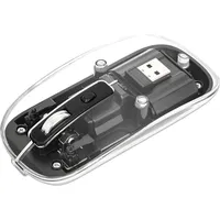 Manhattan 190268 Maus mouse, transparent/schwarz,