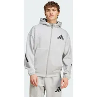 Adidas New Z.N.E. Reißverschlusspullover Medium Grey Heather S
