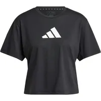 Adidas Train Essentials Big Logo Performance Training T-Shirt Black