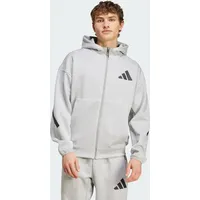 Adidas New Z.N.E. Reißverschlusspullover Medium Grey Heather XL