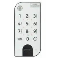 Burg Wächter Burg Wächter, Zutrittskontrolle, Tastatur 7712 Fingerprinttastatur anthrazit/weiß