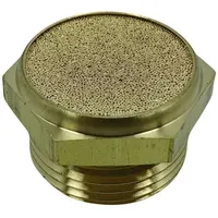 TRU Components Druckluft-Schalldämpfer TC-12770344 Außengewinde G1 15 bar Messing