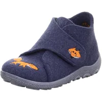 Superfit Happy Octi Hausschuh, Blau Orange 8000, 30 EU