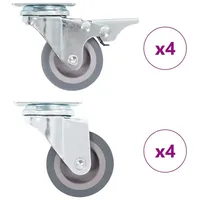 VidaXL 8 Stk. Lenkrollen 50 mm