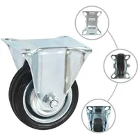 VidaXL 8 Stk. Bockrollen 75 mm