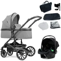 Pixini Kalani Kinderwagen Set, 3in1 glossy silver