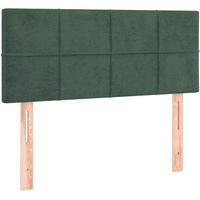VidaXL Kopfteil Dunkelgrün 100x5x78/88 cm Samt
