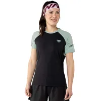 Dynafit Alpine Pro Kurzarm-t-shirt - Black Out / Jadelite