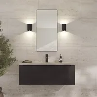 Loevschall Refine Wandspiegel rechteckig – eleganter Designspiegel mit Rahmen