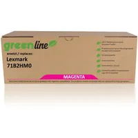 TonerPartner greenline ersetzt Lexmark 71B2HM0 Tonerkartusche, magenta