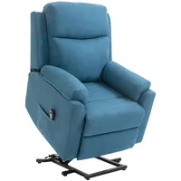 Homcom Aufstehsessel elektrisch 83x89x102cm Leinen-Touch