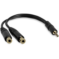 Startech StarTech.com 15cm Stereo Splitter Kabel - 3,5mm Klinke