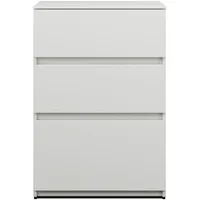 Burgbad Lin20 Unterschrank, 3 Auszüge, 600x487x870mm, USIV060F5351, Farbe: Weiß