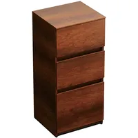 Burgbad Lin20 Unterschrank, 3 Auszüge, 400x357x870mm, USIX040F5359, Farbe: Eiche