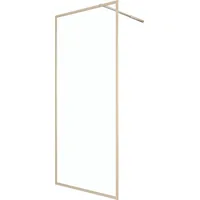 Marwell Walk-in-Dusche Golden Frame 200x90cm - Duschwand mit 6